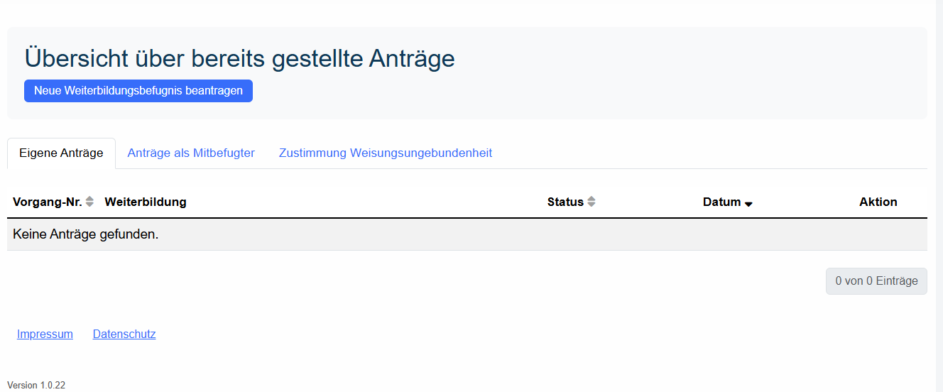 Befugnis Programm